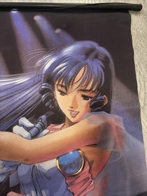 Super Dimension Fortress Macross Lin Minmay SEGA Saturn B2 Tapestry