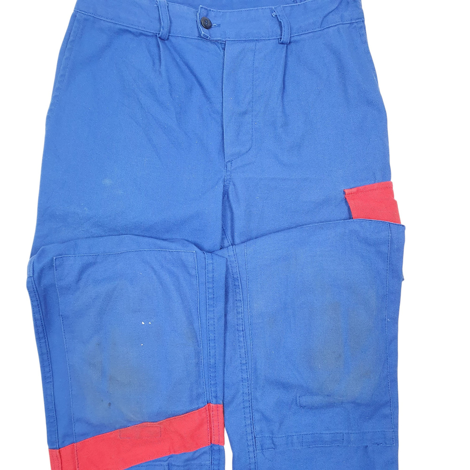 DMD FRANCE French Workwear Pant Knee Pads Cargo Trousers Cotton Blue W30 L31 image 4