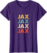 Jax Name Personalized Jaxson First or Last Name Ladies' Crewneck T-Shirt