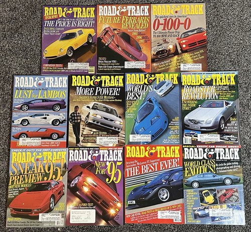 VINTAGE ROAD & TRACK MAGAZINES 1994, 95, 96, 97 (40 ISSUES) - Imagen 7 de 11