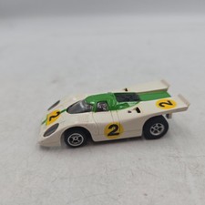 Vintage AFX Porsche 917 2 Le Mans HO Scale Slot Car White/Green Untested