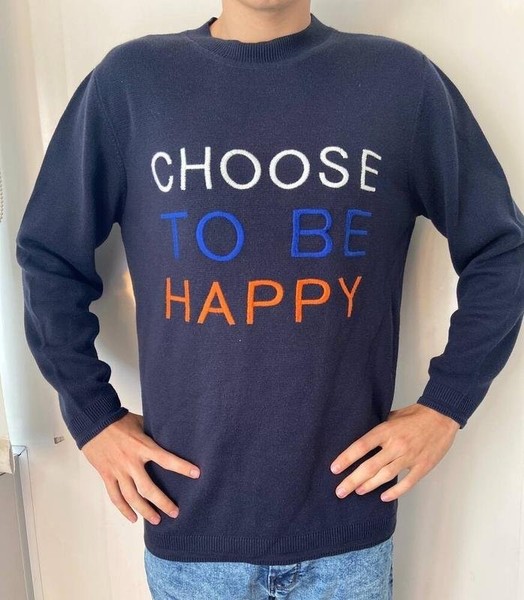Men Oliver Sweeney Sweater Navy Acrylic 40 /L / 48