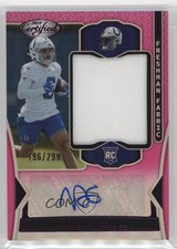 2024 Certified Freshman Fabric Mirror Signatures Pink Anthony Gould Auto 4f5