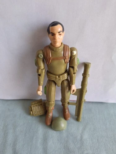 Vintage 1982 GI Joe Zap Straight Arm Action Figure Complete Broken Right Thumb