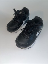 Nike Air Max 90 LTR CD6868-010 Toddler Sz 7C Black/White/Black