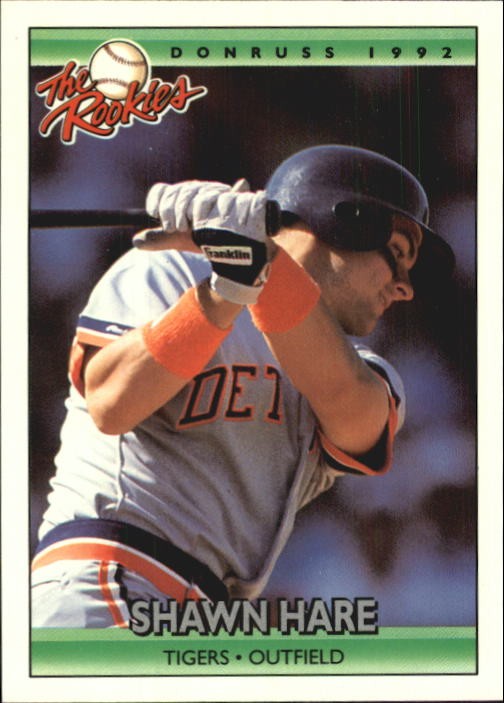 1992 Donruss The Rookies Baseball Card #48 Shawn Hare RC