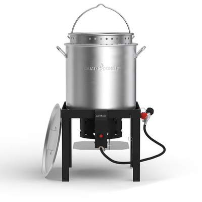 #ad Propane High Pressure Stainless Steel Cooker with 60qt Boil Pot by Camp Chef $198.00