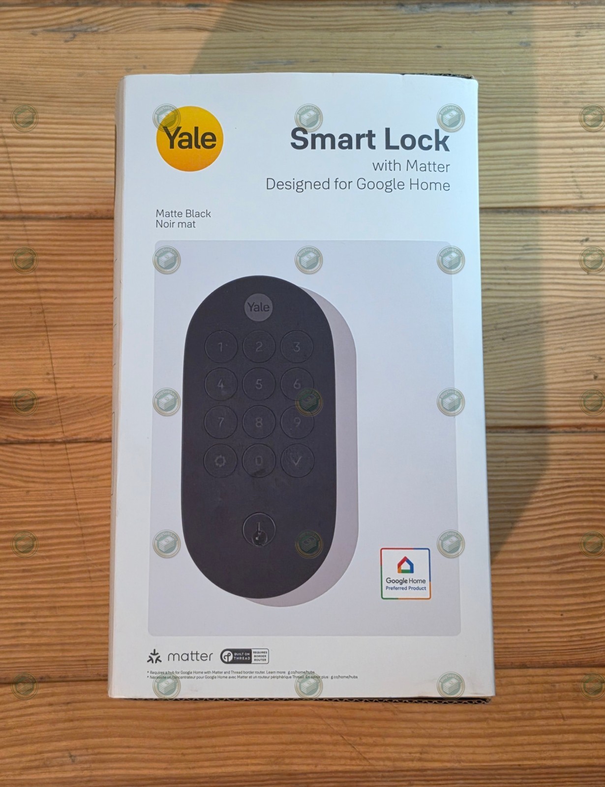 Yale Matte Black Smart Lock for Google Home