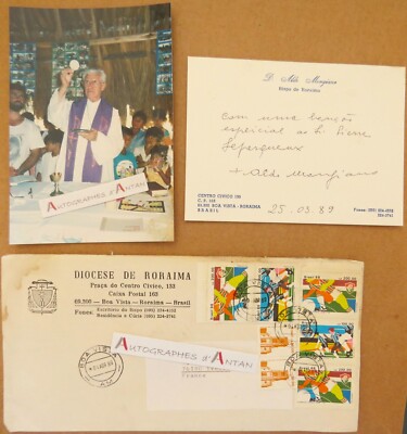   Aldo MONGIANO 1989 Bishop Roraima BRAZIL Bishop Brazil Brasil Pontestura