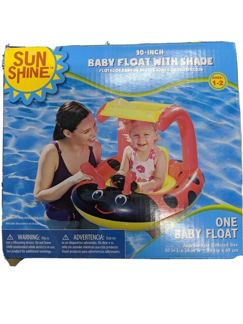baby float with shade