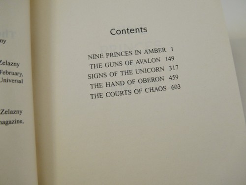 Complete Chronicles of Amber Vol 1 & 2 by Roger Zelazny Hardcover First SFBC Ed - Foto 13 di 18