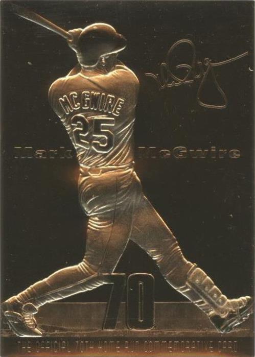 ☀MLB - MARK .McGWIRE 陶器製Bヘッド 1992-98 ProMint 22K Gold - Mark McGwire #70 for sale | eBay