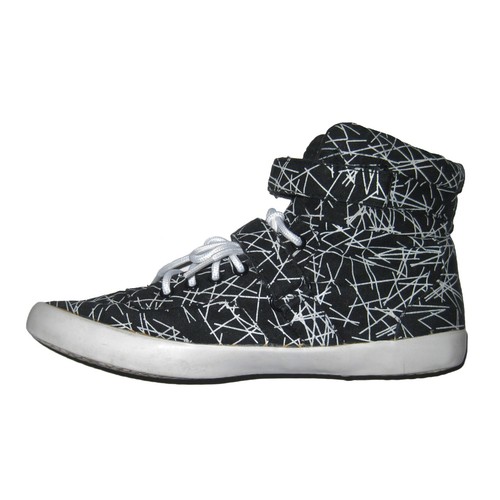 OFFICE Trainers High Top Shoes Print, Black Mix, EU 39 (UK 6) - Picture 8 of 12