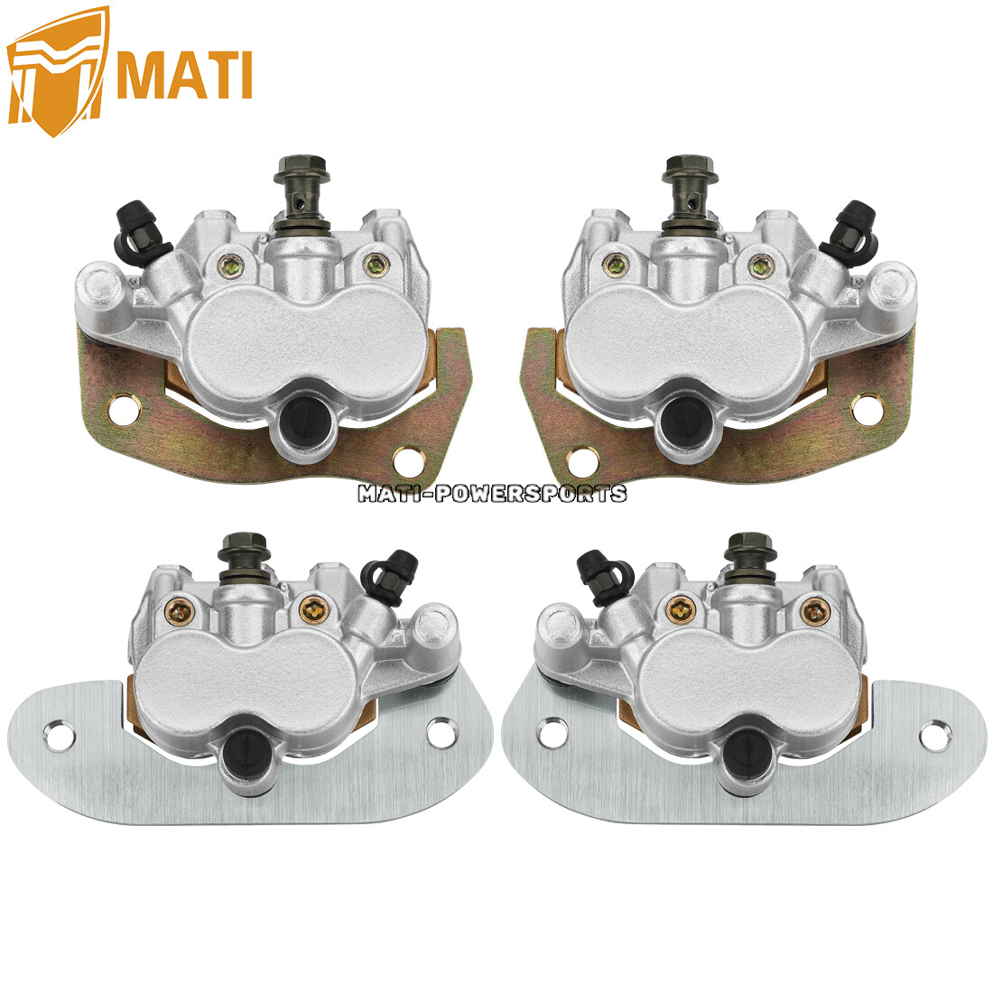 RCH Rear Brake Caliper & Disc Rotor Set With Pads For Yamaha Rhino 700 YXR700 2008-2013