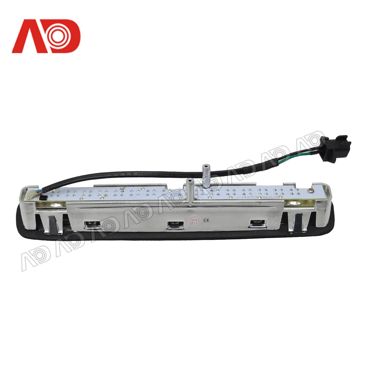 Smoked LED Side Marker Lights For 2005-2009 Ford Mustang - Rear Red Third Brake Lamp Style