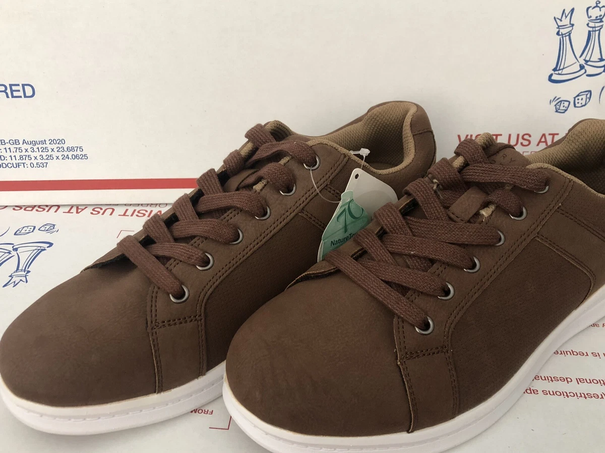 New No Box PERRY ELLIS PORTFOLIO ULTRAFOAM Brown Nature Tex Men
