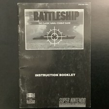 Super Battleship B/W SNES Super Nintendo Instruction Manual Only