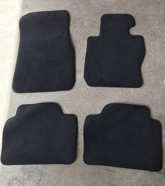 BMW 2013 Floor Mats 328i xDrive Dark Grey/Black Front and Rear Carpet