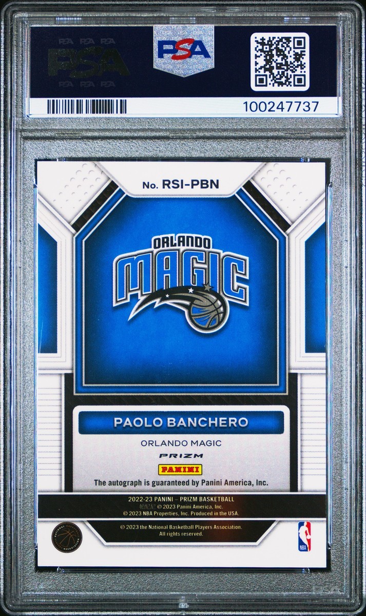 2022 PANINI PRIZM RC SIGNATURES CHOICE #RSIPBN PAOLO