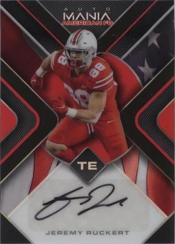 2022 Wild Card Auto Mania American Football Jeremy Ruckert #AMA-TR48