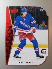 2024-25 Upper Deck Series 1 Hockey Rookie Die Cut Red Matt Rempe RDT-10 New York