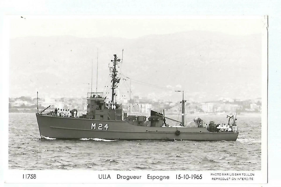ESPAGNE BATEAU MARINE DE GUERRE NAVIRE DRAGUEUR ULLA - Photo 1/1