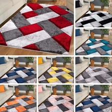 Extra Large Luxury 3D Shaggy Rugs Living Room Bedroom Thick Floor Mats Door Mats