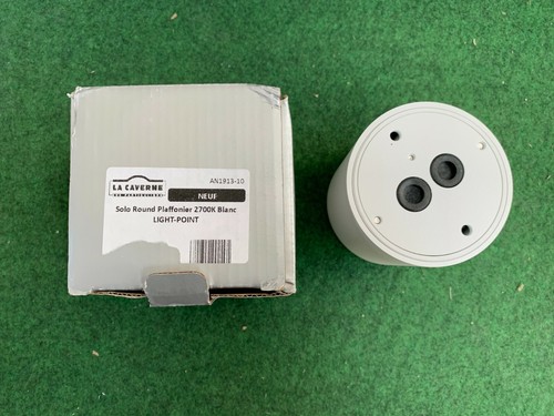 Solo Round Plaffonier 2700K Blanc LIGHT-POINT - Photo 2 sur 6