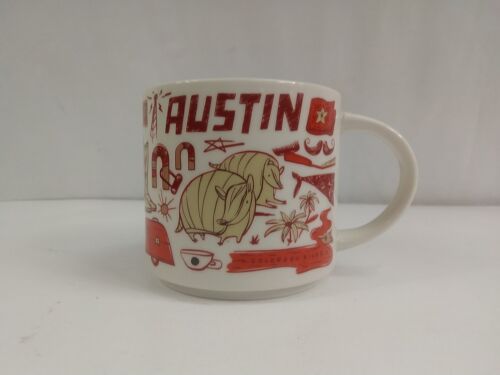 2019 Starbucks Been There Series Collection Austin Texas Ceramic 14oz Coffee Mug - Picture 1 of 5