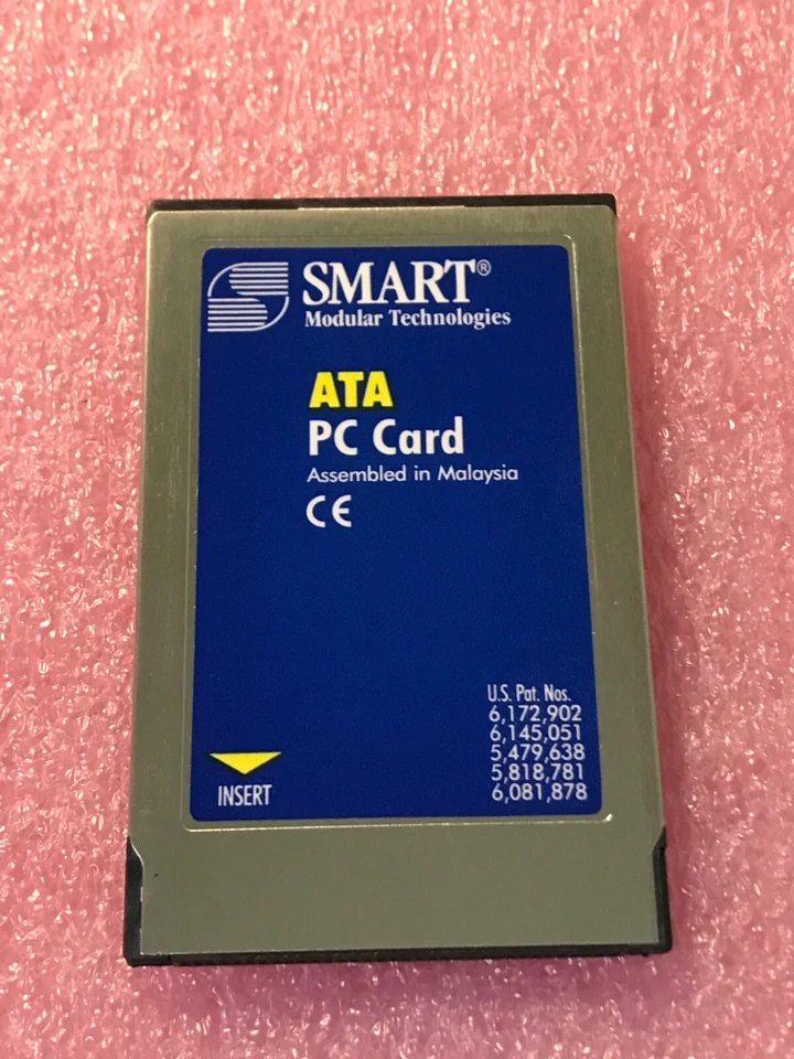 128MB Smart PCMCIA ATA Type-1 Flash Memory Card Cisco Approved AM9PC128M5SMM01 - Image 2 of 2