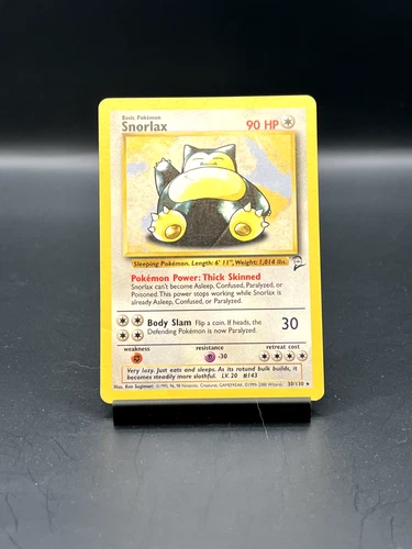 Pokemon Snorlax 030/130 Base Set 2 Regular LP