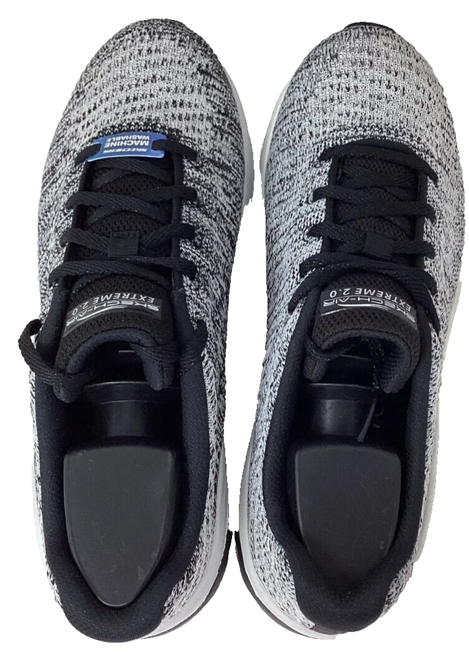 Zapatos con cordones para mujer Skechers Skech-Air Extreme 2.0 blancos/negros talla: 8.5 102O Foto 4 de 4