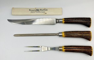 Westall Richardson Cutlery 3 Piece Set Stainless Steel Sheffield England