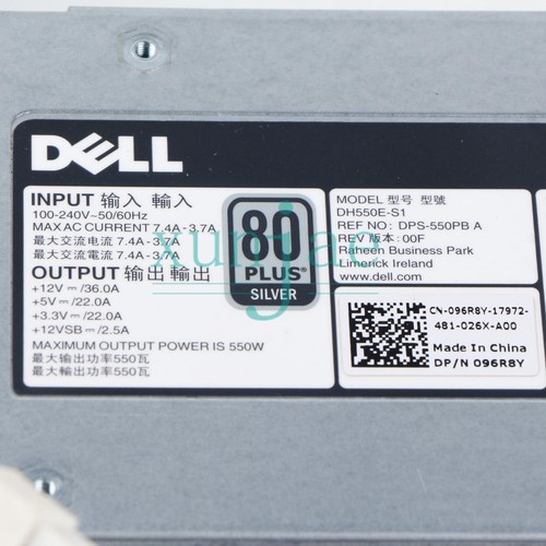 1PC Used DH550E-S1 550W power supply For Dell R520 T420 server - Afbeelding 7 van 9