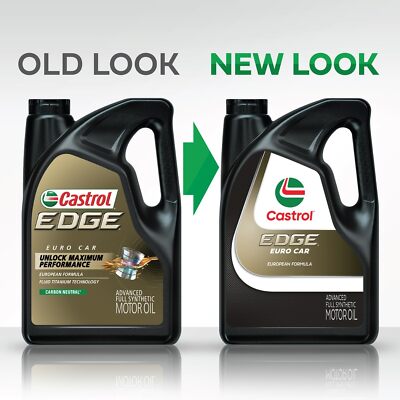 Castrol EDGE Euro 0W-40 A3/B4 Advanced Full Synthetic Motor Oil, 5