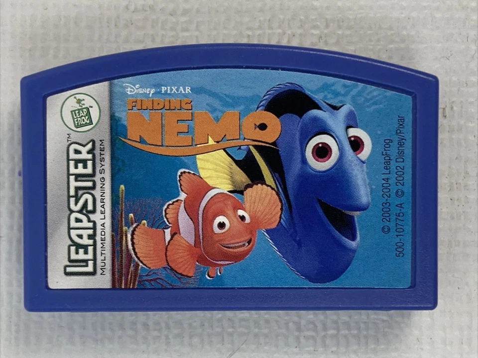 Leapster Game Lot Of 6 Finding Nemo Spongebob (Spanish) NASCAR Thomas & Friends - Image 4 of 4