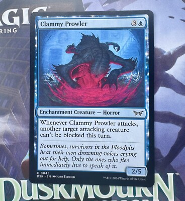 Magic The Gathering Clammy Prowler Duskmourn: House of Horror Common