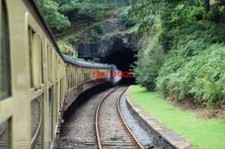 PHOTO LMS 42073 HAVERTHWAITE - 3 FAIRBURN TANK 42073 PREPARES TO UNCOUPLE AT H