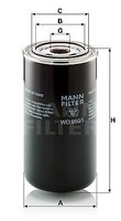 Mann-Filter WD 950/5 Filter, Arbeitshydraulik FÜR DEUTZ-FAHR
