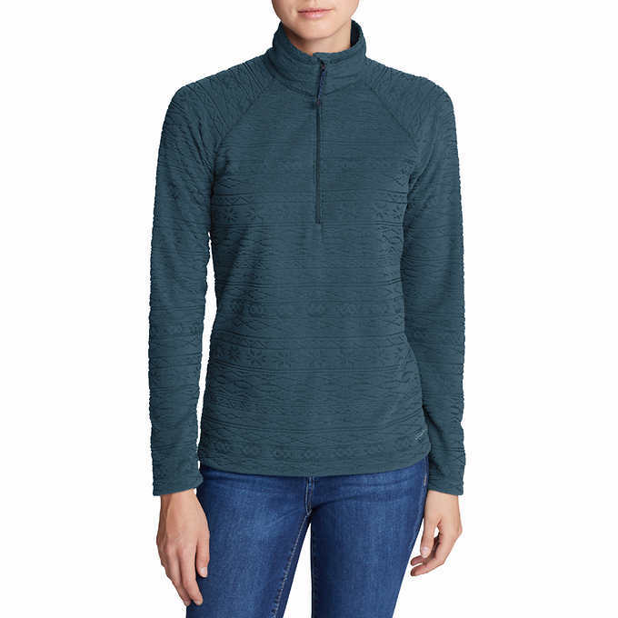eddie bauer half zip fleece