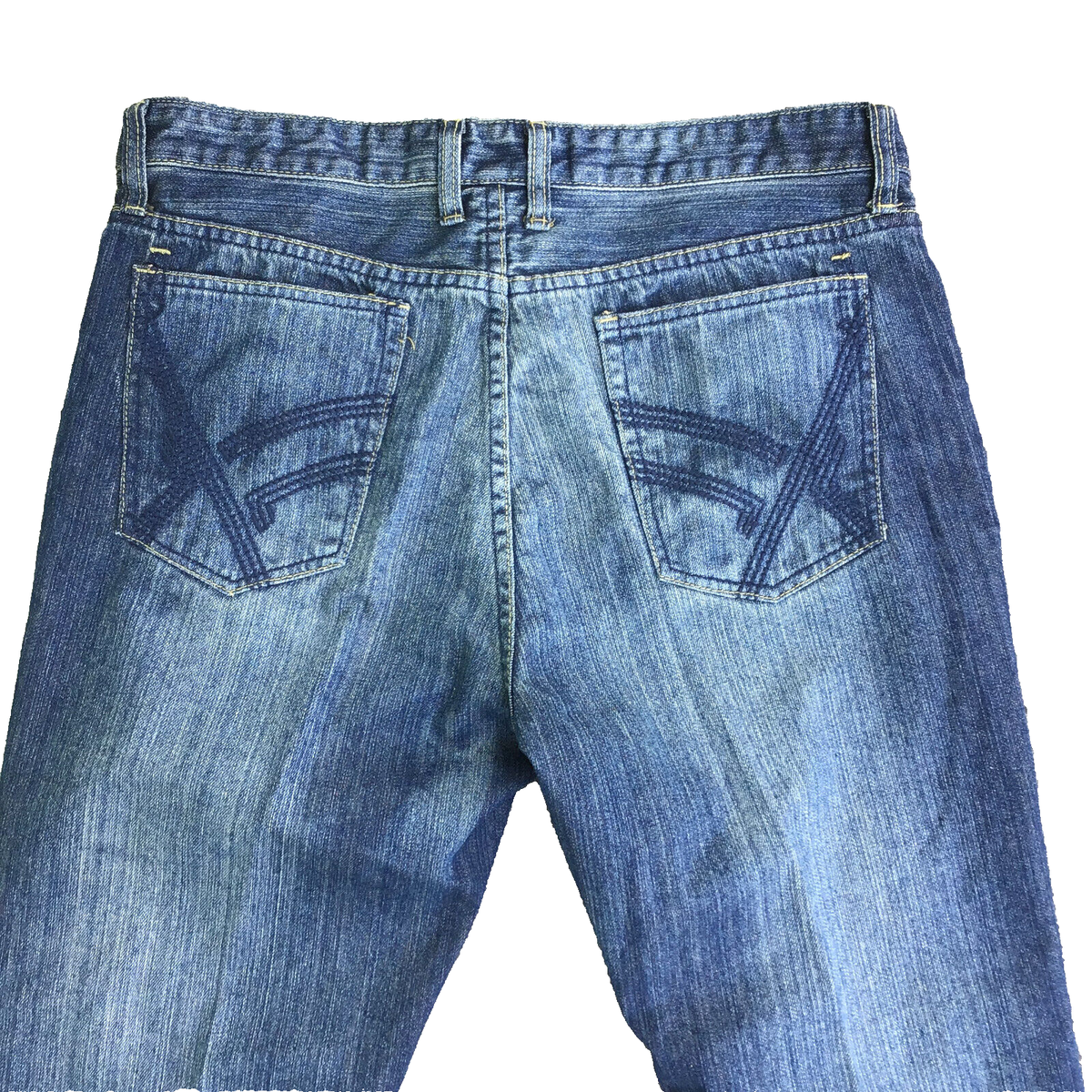 Kenneth Cole Select Men Jeans Blue Straight Denim 34 X 32