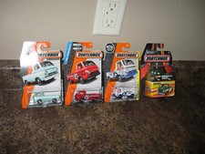 Matchbox Lot Of 4 1966 Dodge A100 Pickup Truck Variation 66 Exclusive Firestone Matchbox Lot Of 4 1966 Dodge A100 Pickup Truck Variation 66 Exclusive Firestone