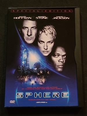 Sphere 1998 Dvd Snapcase Dustin Hoffman Sharon Stone Samuel L Jackson