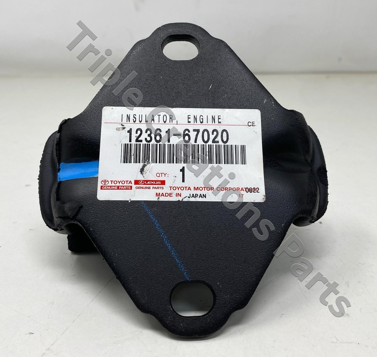 Toyota Genuine 12361-67020 Insulator Engine Mounting Front