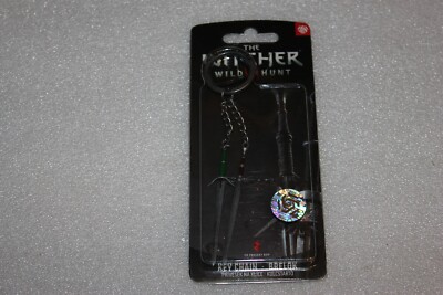 Witcher Wild Hunt - Geralt Two Swords keychain NEW SEALED