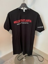 Atlanta hawks 2021 NBA playoffs t shirts Black Size Large Tultex Chase
