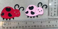   5 BUILD A LADYBUG   cardstock paper die cut embellishments