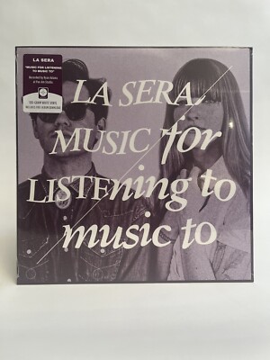 La Sera, Music for Listening to Music to Vinyl 180 g White LP NEU UND OVP