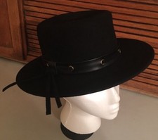 NEUMANN ENDLER FairFelts 100 Wool Hat Union Made Black 21"