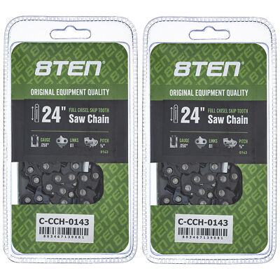 72DL Scalpello Catene Per Motosega ARCHER - Confezione Da 10, Passo 3/8, Calibro .050, 72DL, Tipo Scalpello Completo Catena Motosega 35 Cm